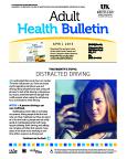 April 2015 Adult Health Bulletin