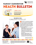 April 2017 Family Caregiver Health Bulletin