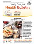 June 2016 Family Caregiver Health Bulletin