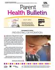 July 2014 Parent Health Bulletin