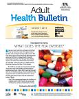 August 2014 Adult Health Bulletin