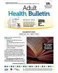 August 2015 Adult Health Bulletin