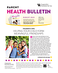 August 2025 Parent Health Bulletin