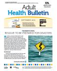 September 2014 Adult Health Bulletin