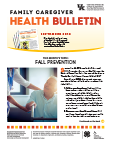 September 2016 Family Caregiver Health Bulletin