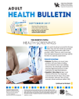 September 2017 Adult Health Bulletin