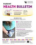 September 2021 Parent Health Bulletin
