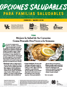 February / March 2019 Healthy Choices Newsletter Spanish