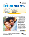 October 2016 Adult Health Bulletin