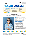 October 2022 Adult Health Bulletin