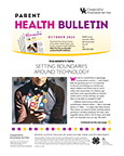 October 2025 Parent Health Bulletin