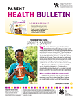 November 2017 Parent Health Bulletin