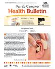December 2014 Caregiver Health Bulletin