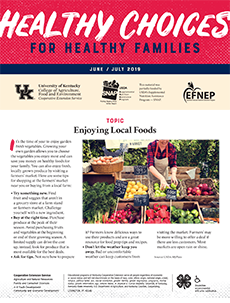June / July 2019 Healthy Choices Newsletter English