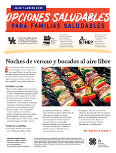 July / August 2022 Healthy Choices Newsletter (Spanish)