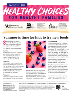 July / August 2023 Healthy Choices Newsletter (English)