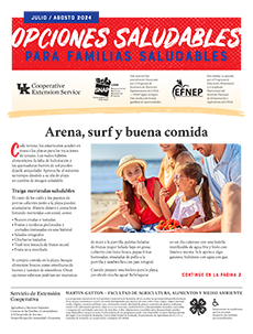 July-August 2024 Healthy Choices Newsletter (Spanish)