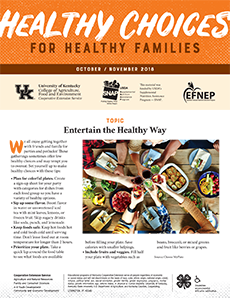 October / November 2018 Healthy Choices Newsletter English