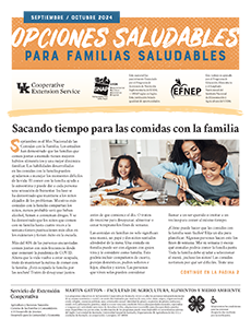 September-October 2024 Healthy Choices Newsletter (Spanish)