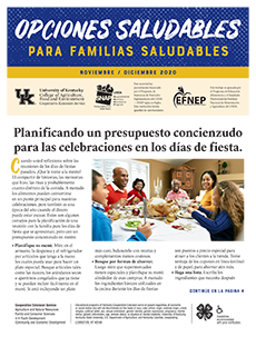 November / December 2020 Healthy Choices Newlsetter Spanish
