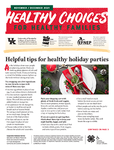 November / December 2021 Healthy Choices Newsletter English